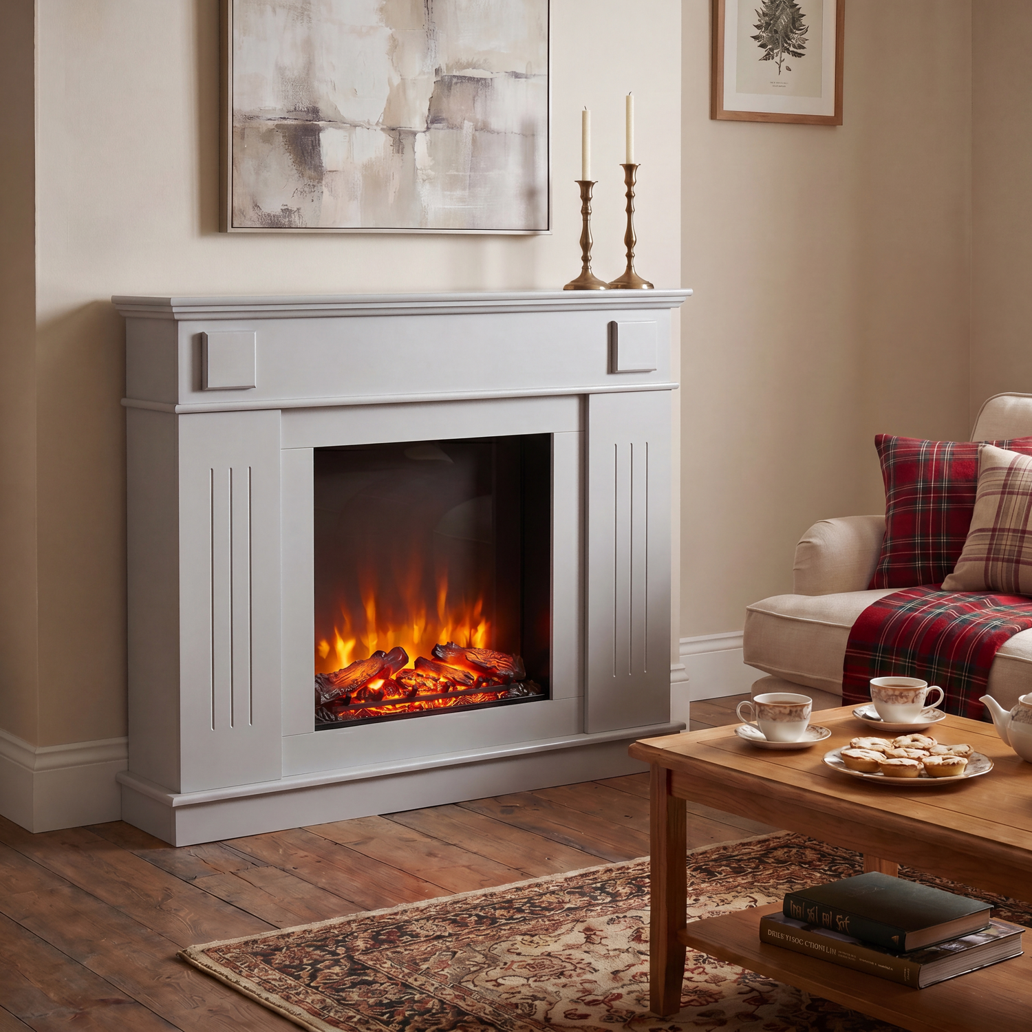 Hmd Decorative Fireplace Surround Mantel
