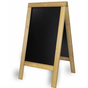 Deflecto Double Sided Pavement A Frame Chalkboard
