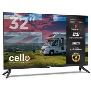 323 Smart WebOS 12-Volt Traveller TV with DVD & Frameless Bezel