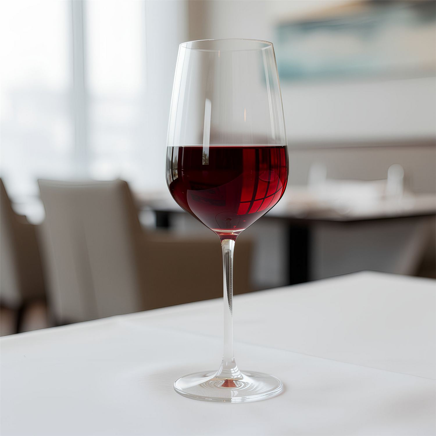 Image of Knightsbridge Crystal Red Wine Glasses -&hellip;