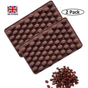 2PC Mini Coffee Beans Silicone Baking 110 Mould