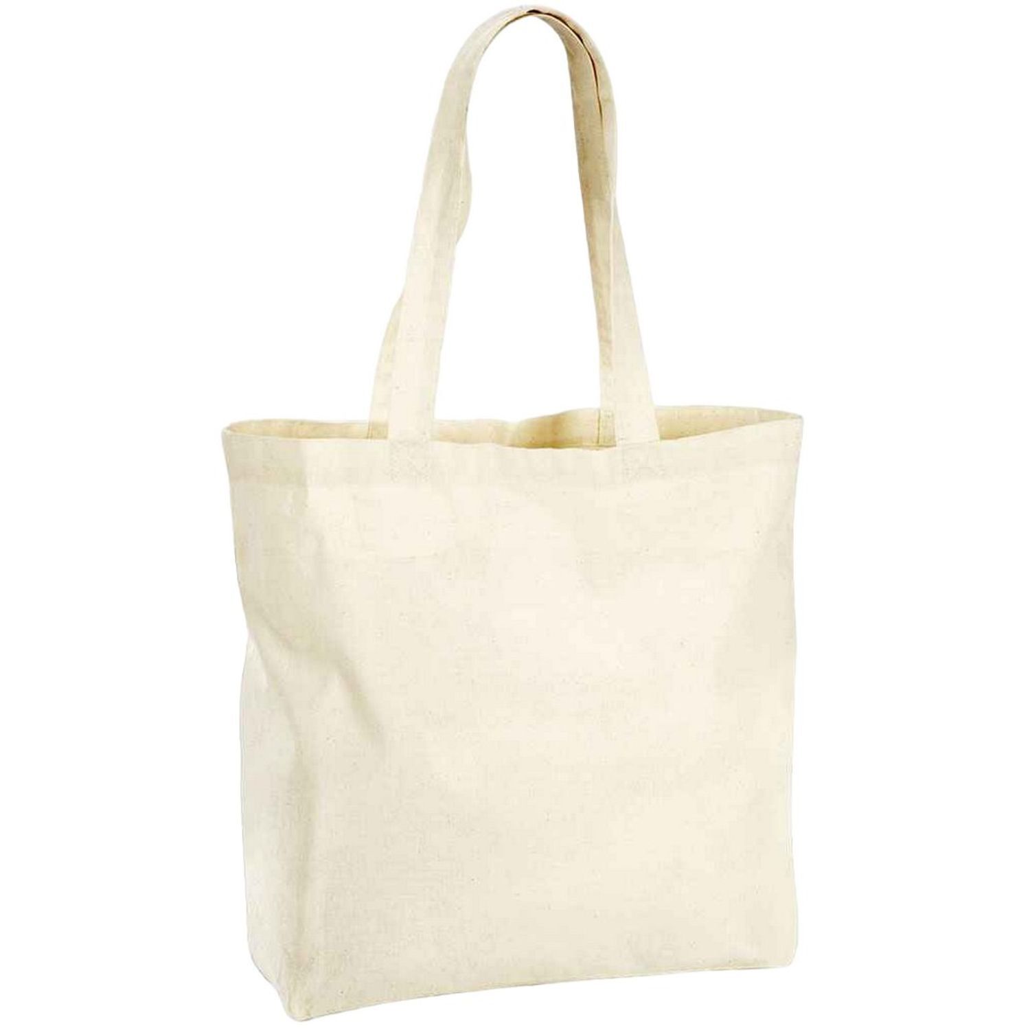 Westford Mill Bag For Life Maxi Tote Bag - Natural / Tubular & - & Plain Design