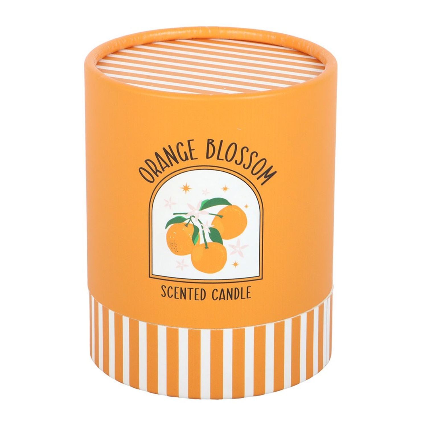 Something Different Orange Blossom Scented Candle - Orange/White