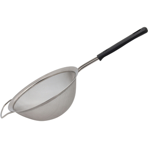 Buckingham Stainless Steel Fine Mesh Sieve Strainer 20 cm Soft-Touch Handle