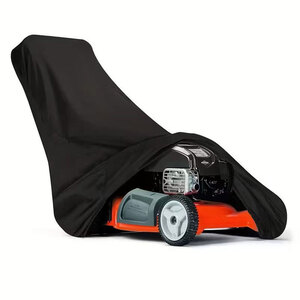 Waterproof Lawn Mower Cover Heavy Duty Dustproof UV Resistant Garden