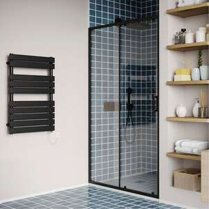 Typhoon - Black Electric Towel Rail Standard