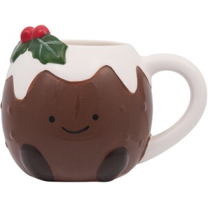 Cute Xmas Pudding 3D Mug