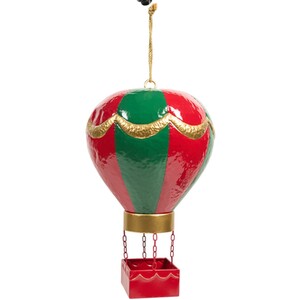 Crimson and Gold Christmas Balloon Decoration