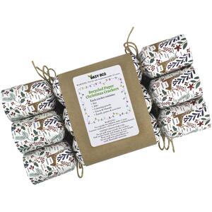 Easy Eco Plastic-Free Deer & Hares Christmas Crackers - Set of 6