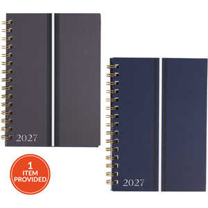 2027 Stripe Spiral Diary
