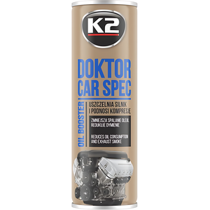 K2 Doctor Car Spec 443ml Engine Oil Treatment Additive - Helps Reduce Smoke, Oil Use, Noise