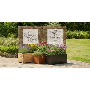 Wooden Pine Raised Tall Trough Planter