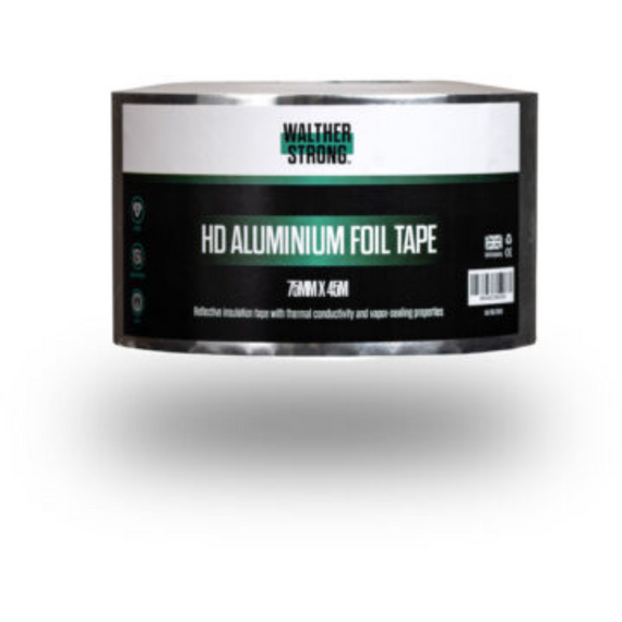WALTHER STRONG HD Aluminium Foil Tape 75mm x 45m