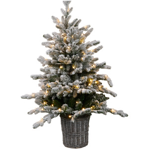 3.5ft Pre-Lit Harrington Artificial Christmas Tree