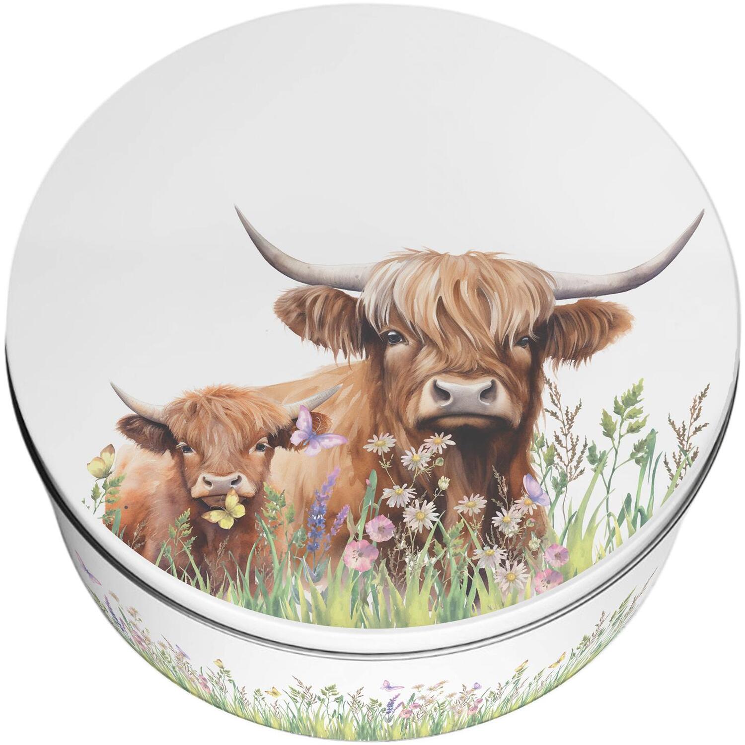 Image of Highland Cow & Calf Large Cake&hellip;