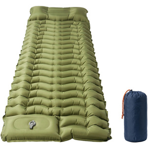 Camping Sleeping Pad Ultralight Inflatable Mat Built In Pump Packable