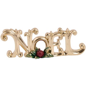 Traditional Gold Noel Sign