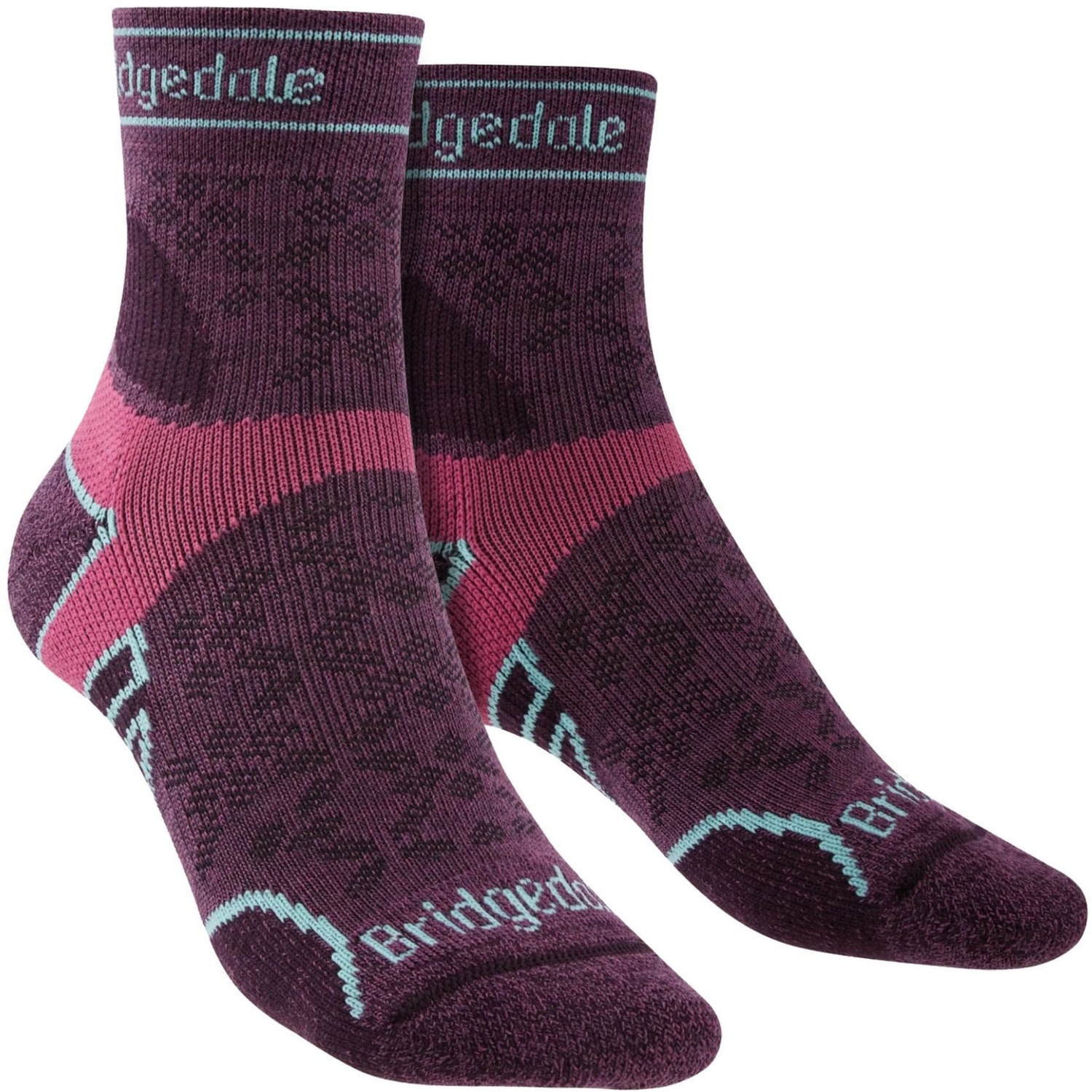 Bridgedale Ladies Running Lightweight T2 Merino 3/4 Socks