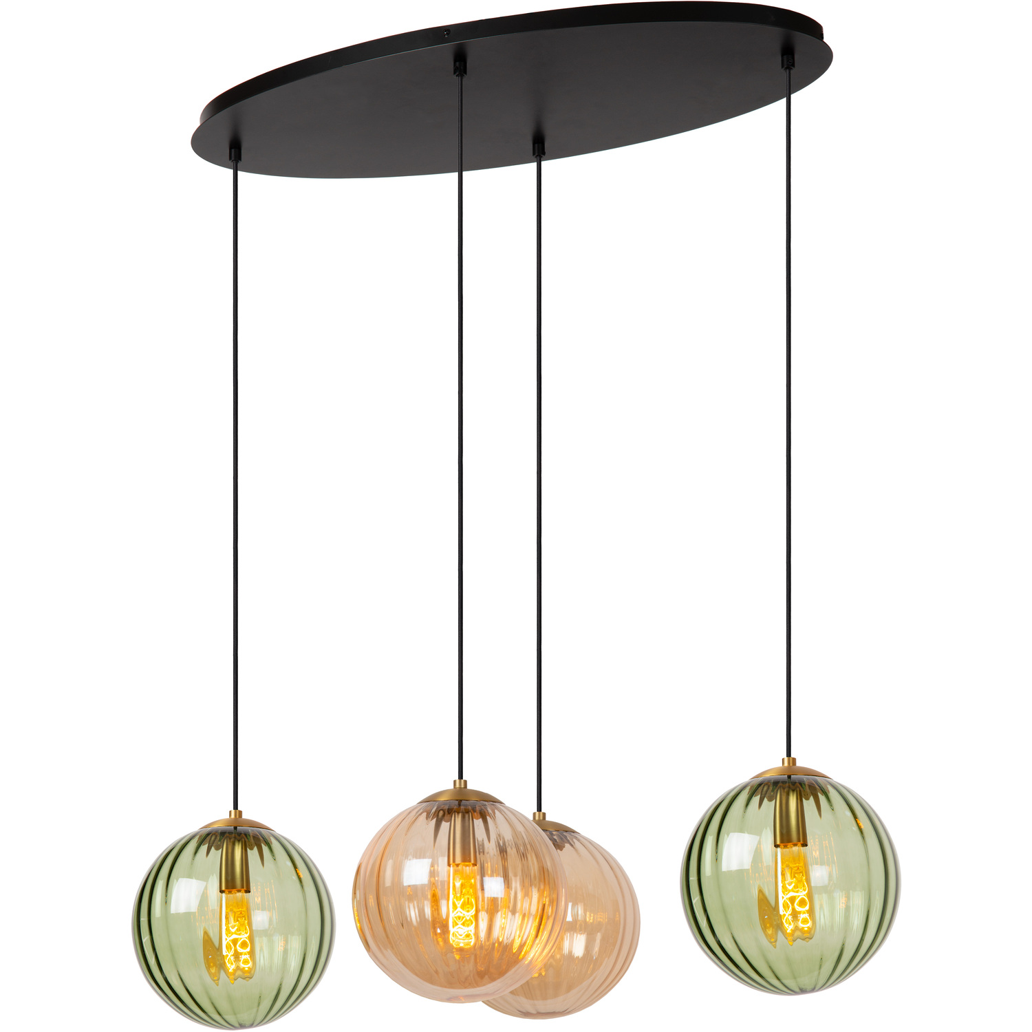 Lucide Lighting Monsaraz Pendant Light Green A - Green