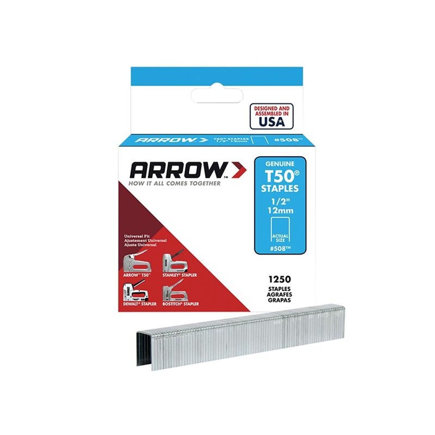 Arrow T50 Staples B - Multi Colour