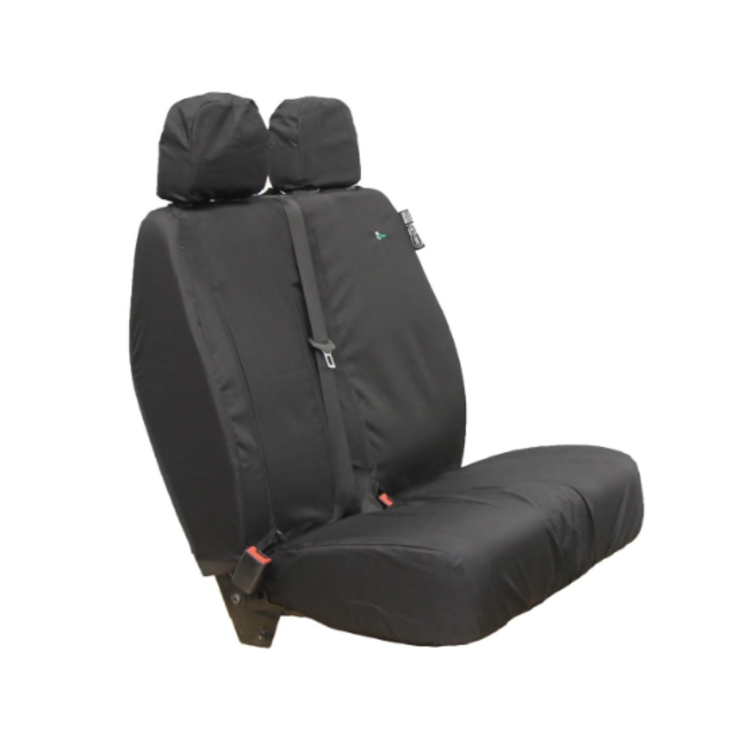 B&Q - Mercedes Sprinter 2018 Onwards Black Waterproof Van Double Passenger Seat Cover - Image 5