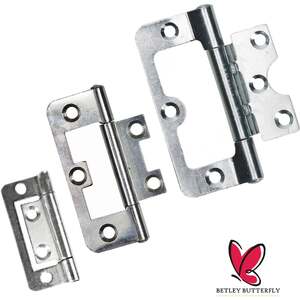 Flush Hurl Hinges, 75 mm, 5 Pairs