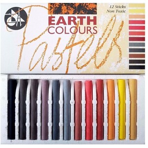 Pastel Sticks - Earth Colours / 12 Pack