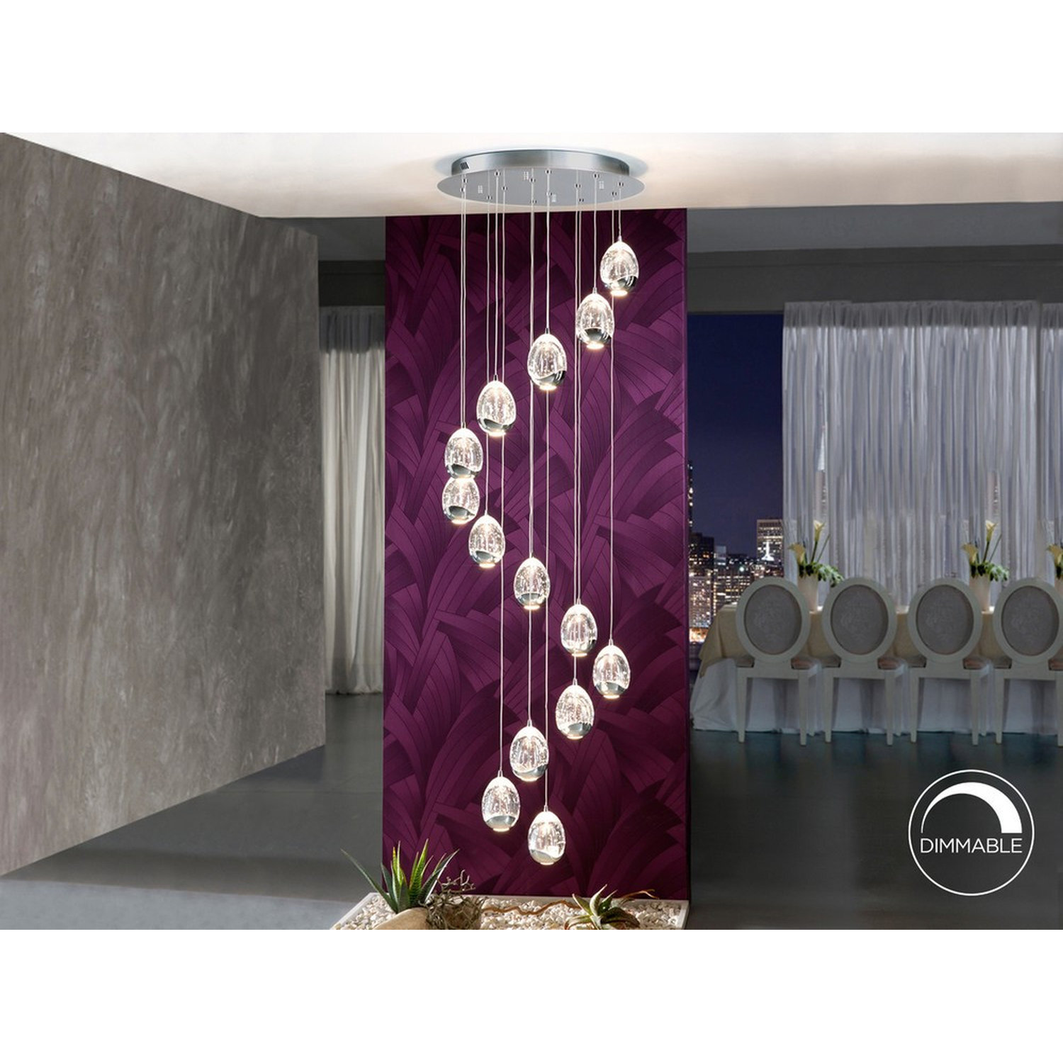 Schuller Lighting Uk Rocao Pendant Light Chrome