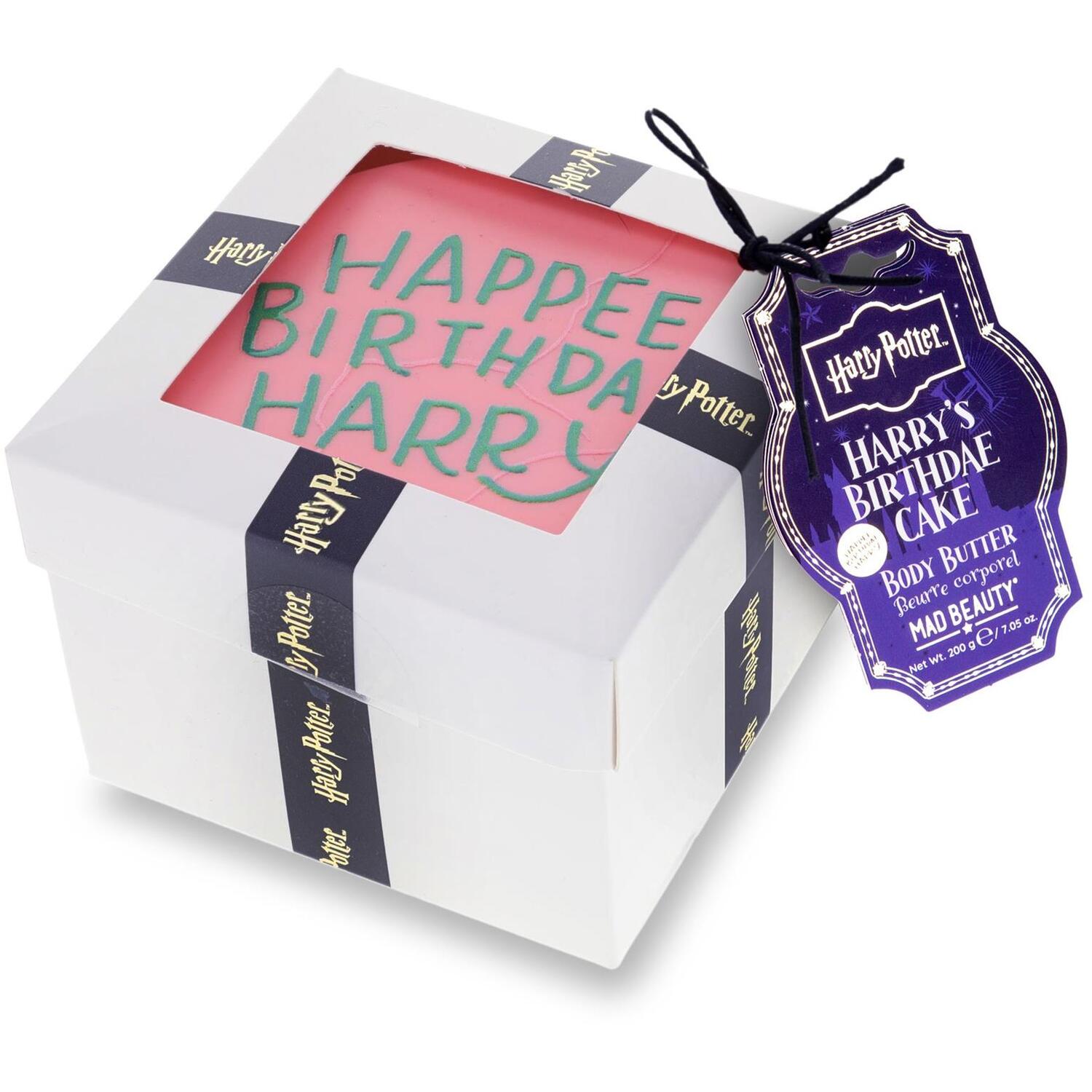 Mad Beauty Harry Potter Harry's Birthdae Cake Vanilla Body Butter 200g in Pink - Image 6