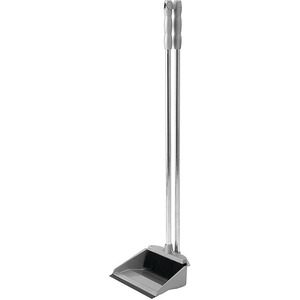Addis Metallic Silver Long Handle Dustpan And Broom Set