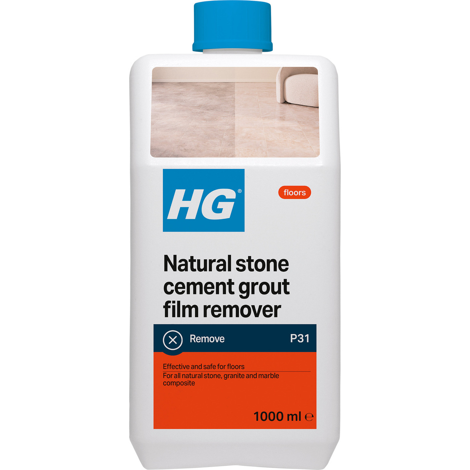Hg Natural Stone Cement & Lime Film Remover 216100106 M - Image 3