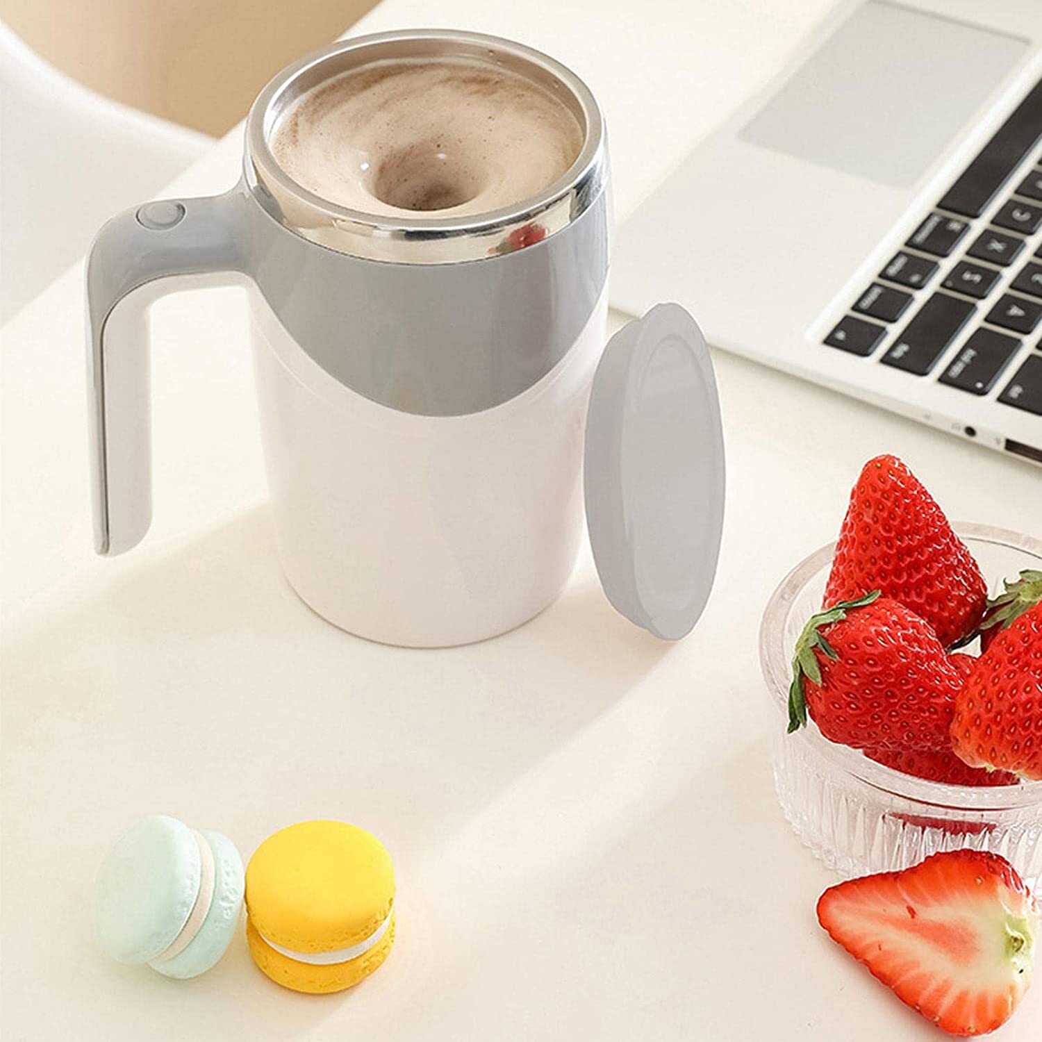 automatic magnetic stirring mug