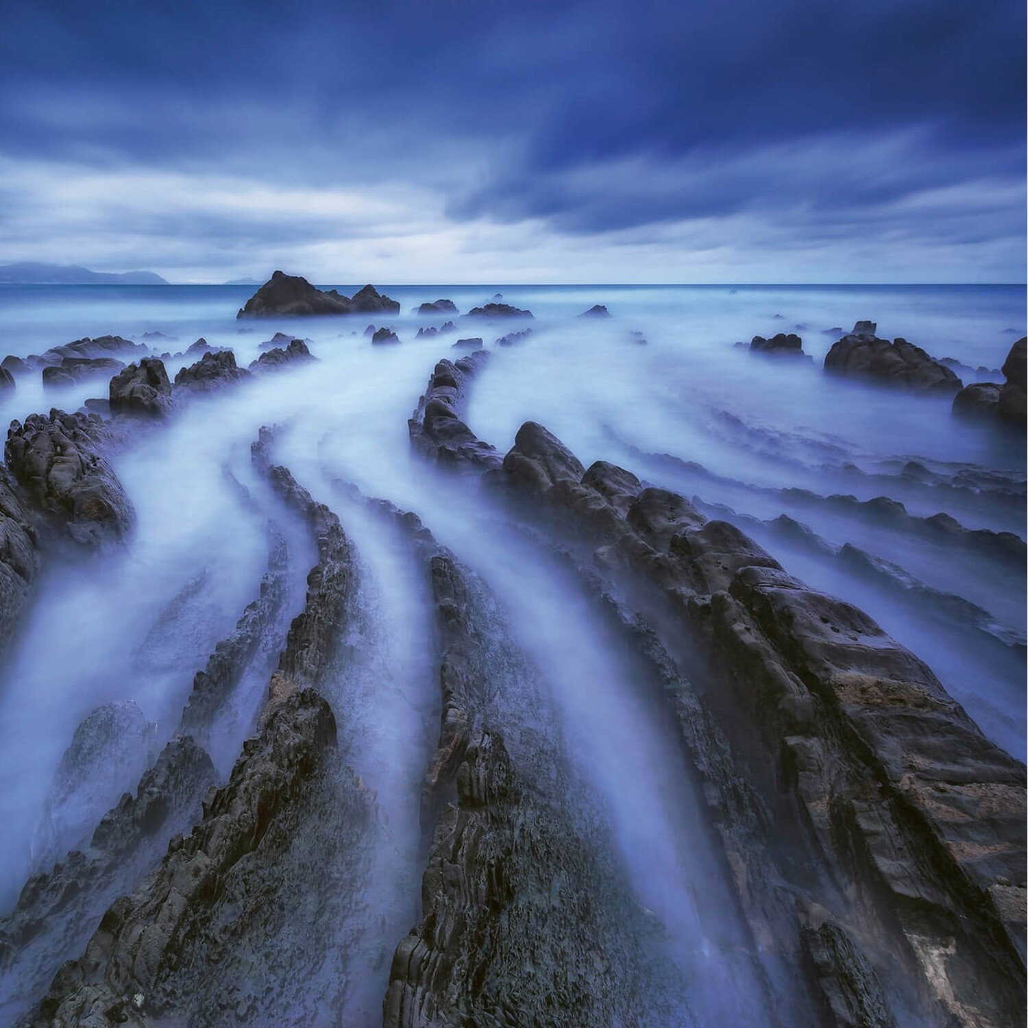 Wall-Art Seascape Wall Mural - Blue