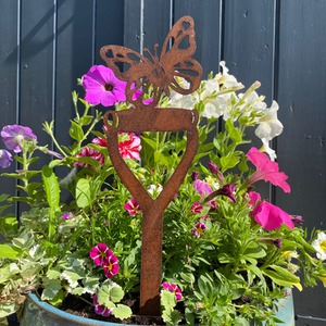 Garden Decoration Butterfly on a Spade , Garden Ornament , Unique Gift