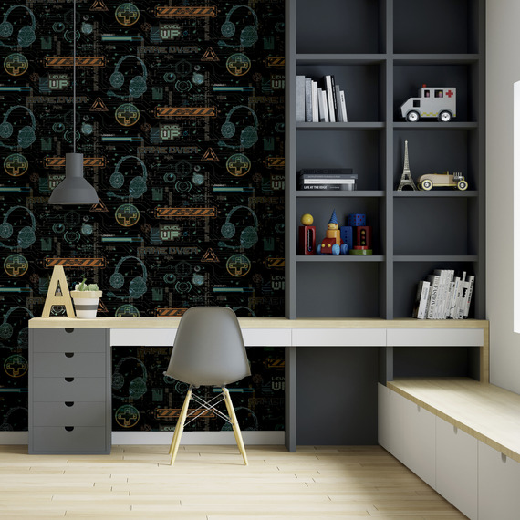 Arthouse Gamer Multicoloured Wallpaper