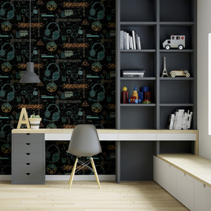 Arthouse Gamer Multicoloured Wallpaper
