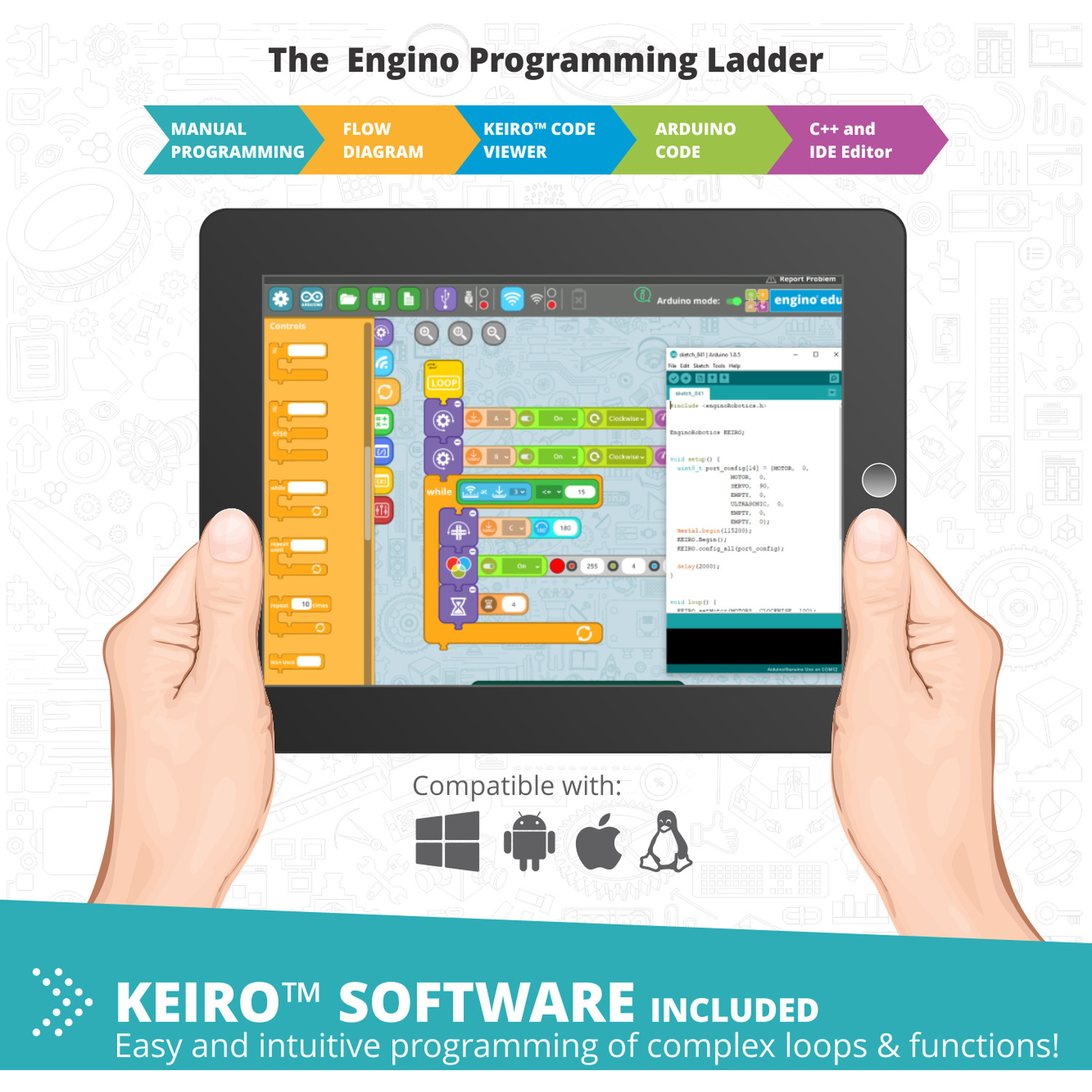 Keiro Programminf Code STEM and Robotics Produino Set
