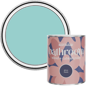 Rust-Oleum Bathroom Wood  Cabinet Paint in Gloss Finish - Teal 750ml