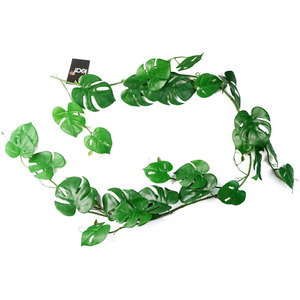 Artificial Hanging Trailing Monstera Plant Green