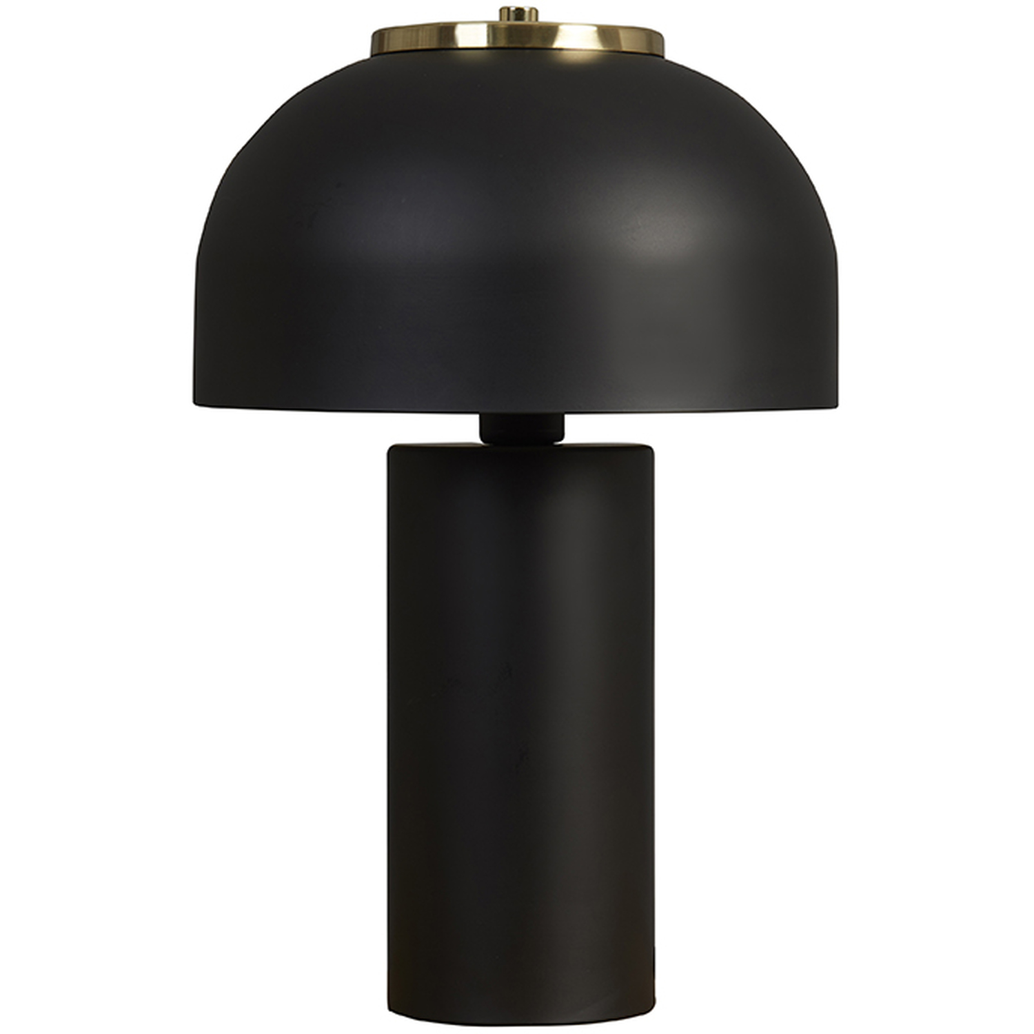 Image of Mushroom Dome Table Lamp - Black