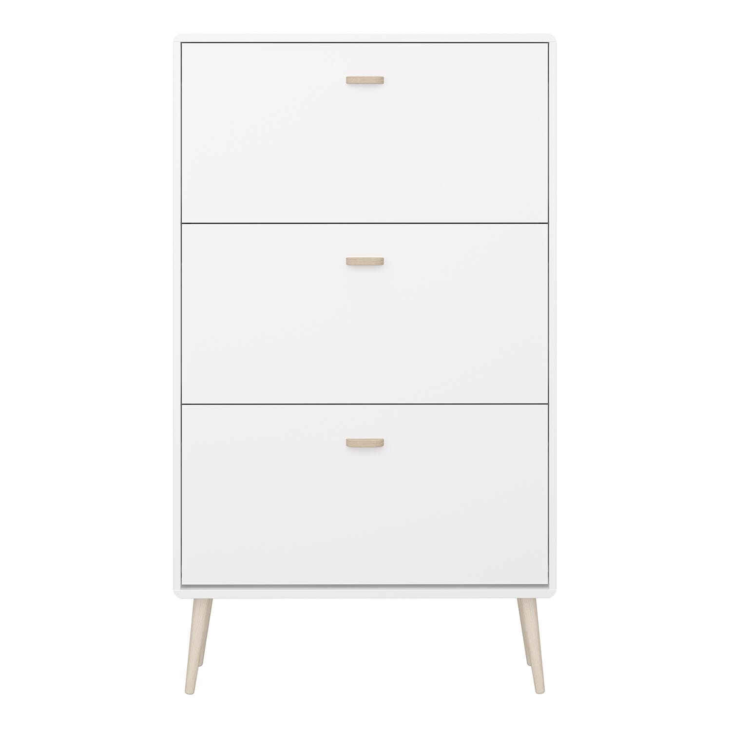 Mino Shoe Cabinet - White thumbnail