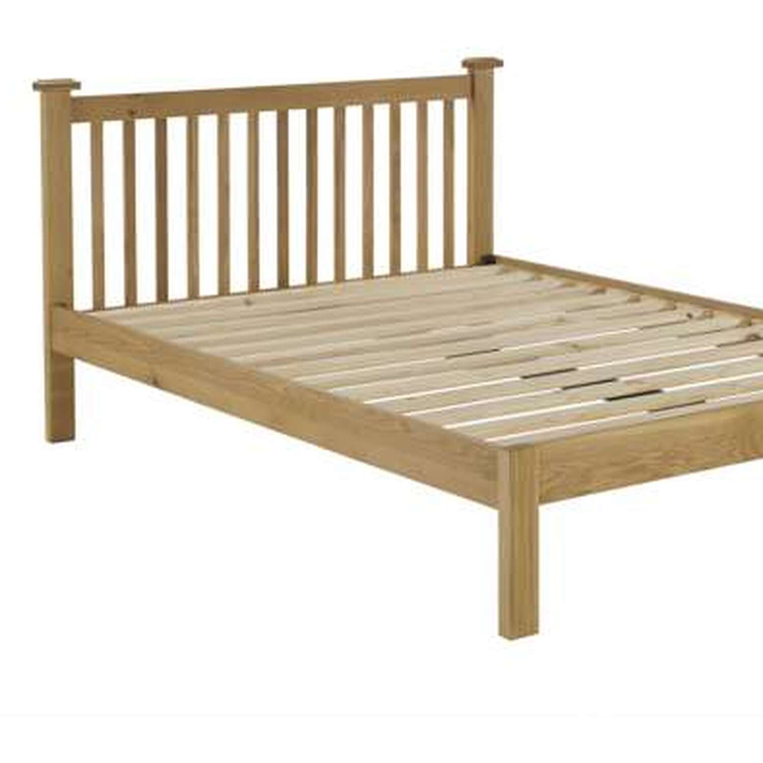 Birlea Woburn Bed Oak Veneers - Brown King