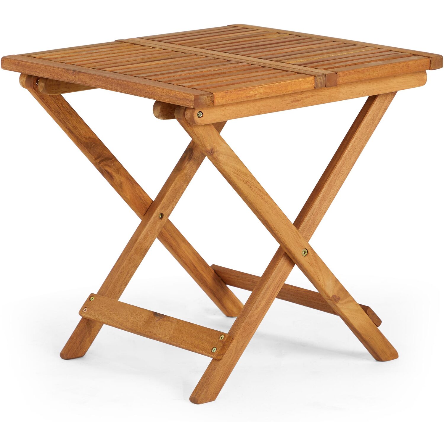 Adirondack Folding Side Table For Garden And Outdoors - Natural