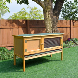 PawHut Outdoor Wooden Small Animal Hutch