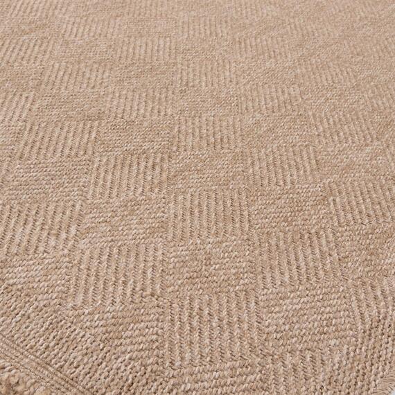 Nature Collection Circle Diamond Outdoor Rug
