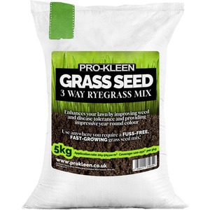 Grass Seed 3 Way Ryegrass Mix Premium Lawn Seed Fast Germination
