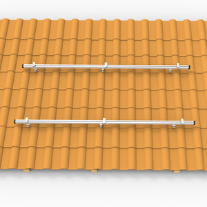 solar panel bracket mounting set for tiled roof