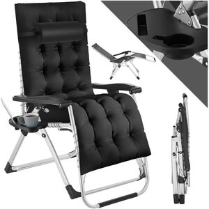 Sun Lounger Cloud - Folding, Adjustable Backrest and Footrest