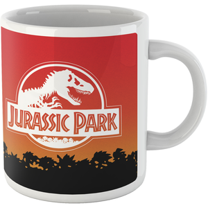 Official Jurassic Park Sunset Logo Mug