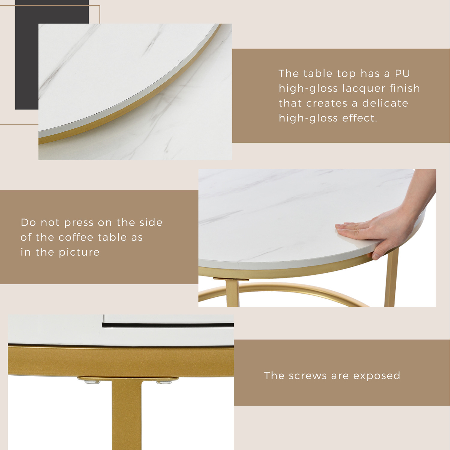 Round Nesting Coffee Tables